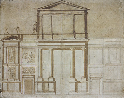 Project for the Facade of San Lorenzo in Florence Michelangelo